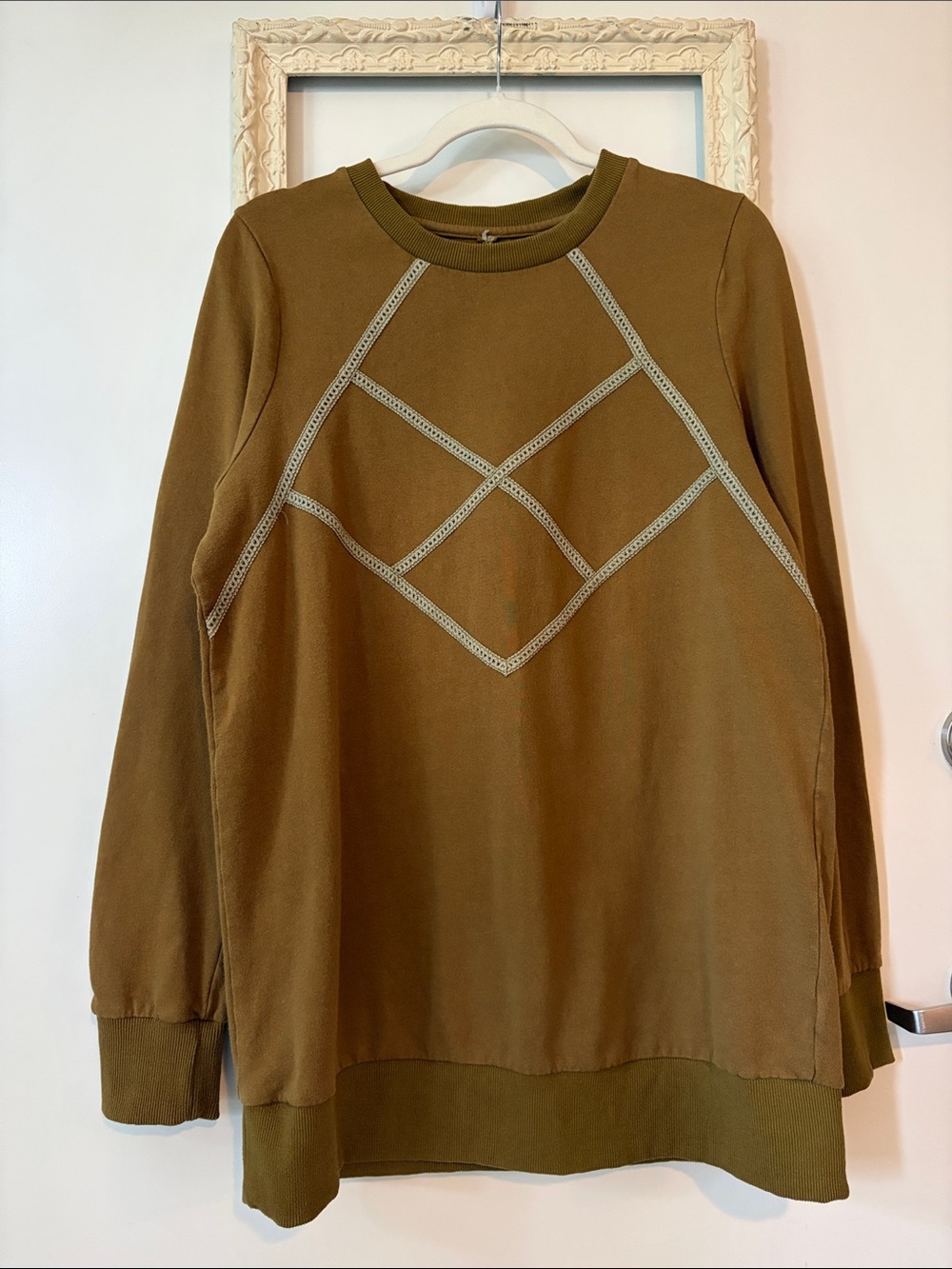 JACKSON ROWE | Mustard Brown Crewneck Sweater - Picture 3 of 12